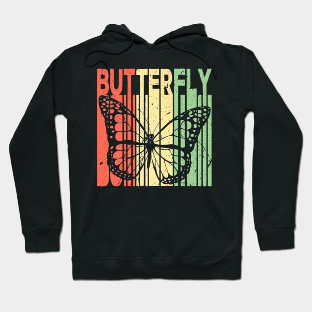 Vintage Butterfly Hoodie by Near-Face Goddess